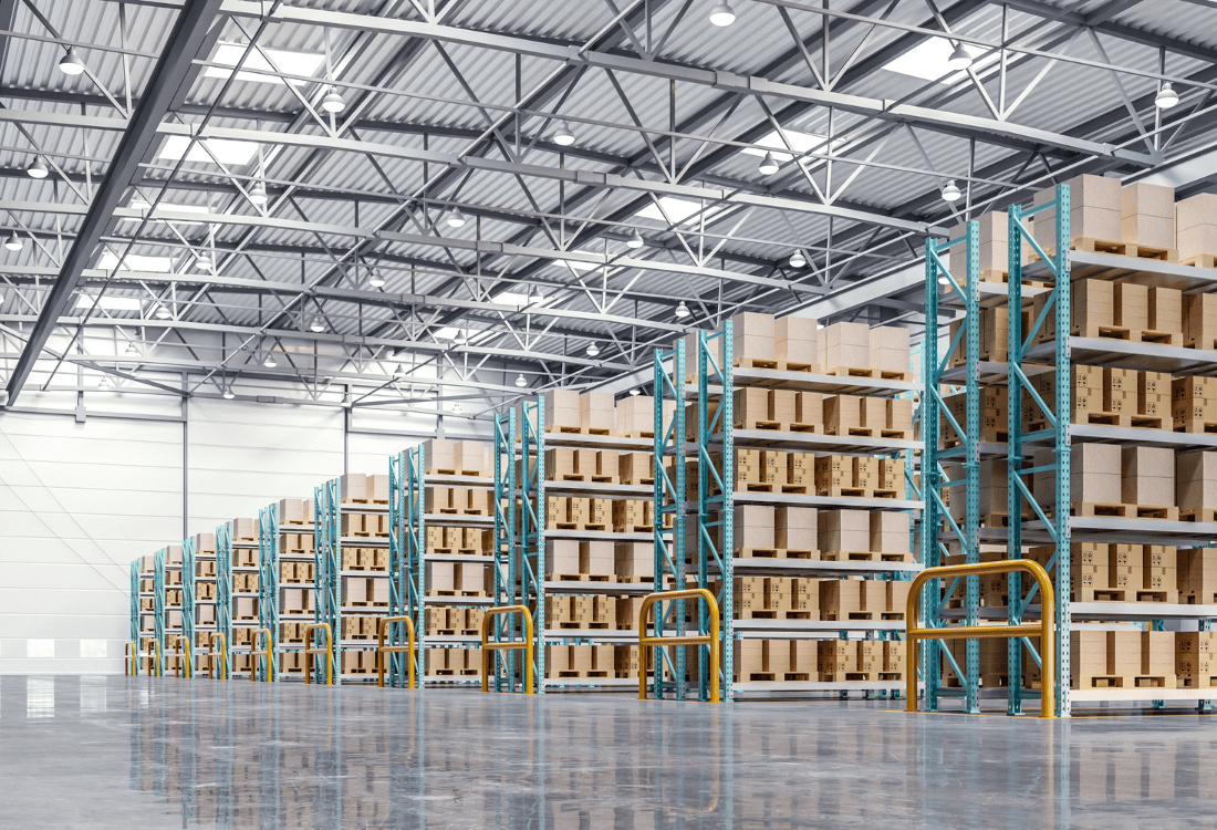 The space of a warehouse that has been improved to ensure the business is able to withstand recessions.